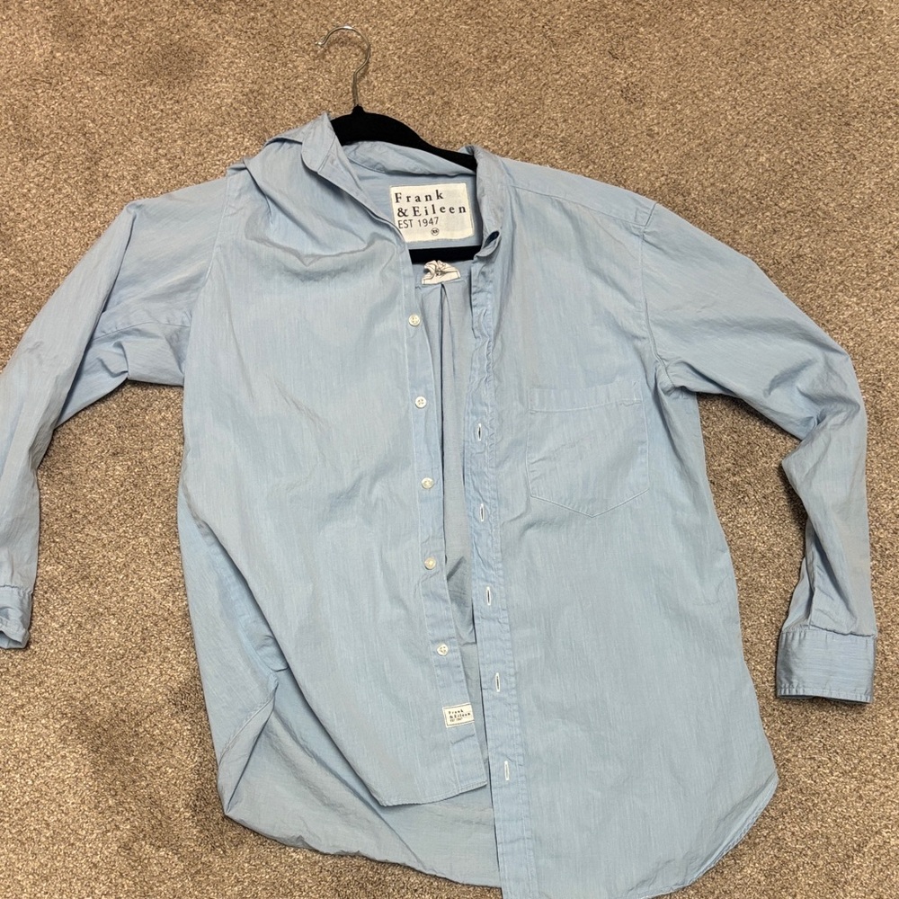 Frank & Eileen Pale Blue Men's Button-Down Shirt